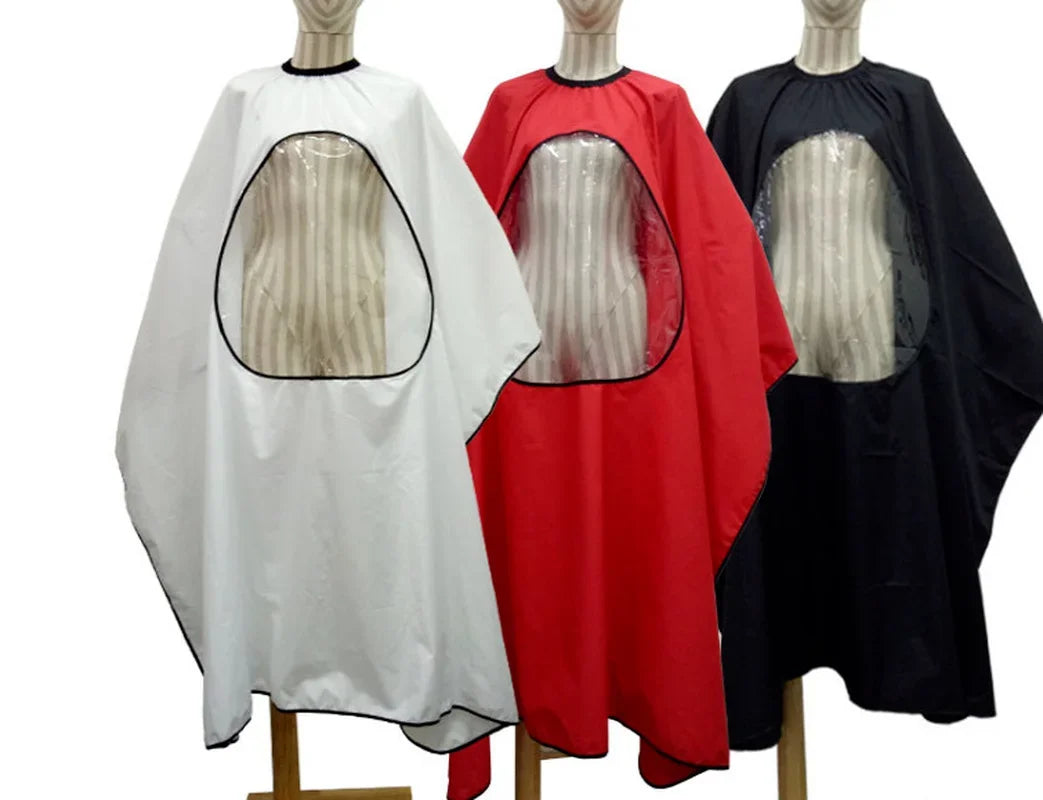Professional Salon Apron Waterproof Cape Barber Styling Tool Salon Hairdresser Visible Apron Hair Cutting Hairdressing Gown Cape