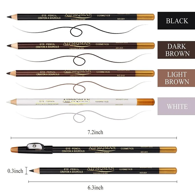 Pencil For Men's Beard Edge Hairdressing Trace Barber Barbershop Accessories Sharpener Hair Line Pen Makeup Eyebrow Pencil