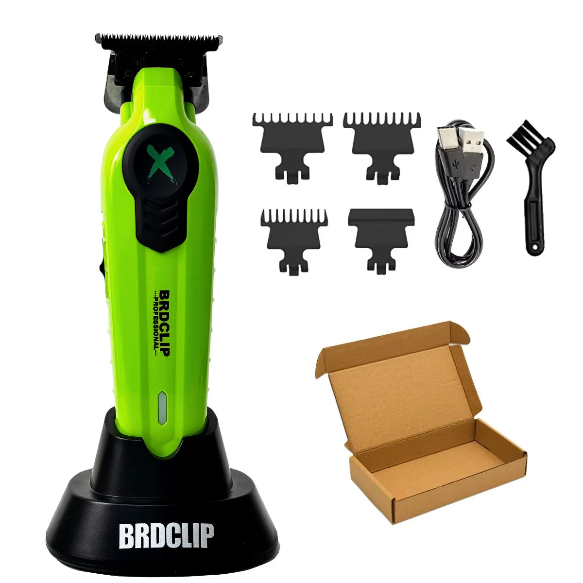 BRDCLIP FA1C NEW 7500RPM Barber Professional Hair Clipper High Speed Motor 2500mAh Electric Trimmer DLC Blade With Base