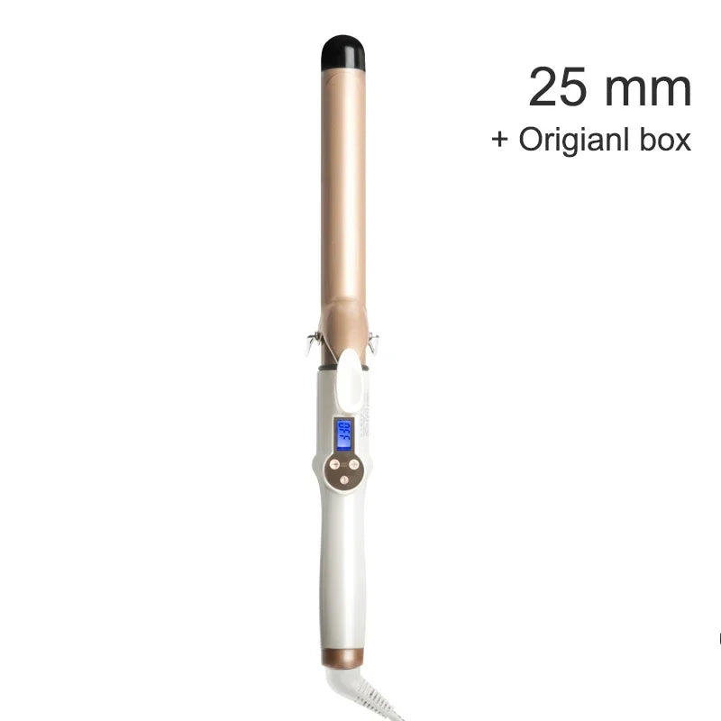 2023 New Electric Hair Curler with LCD Screen Digital Curling Iron Hair Curlers Irons 19-38mm  Professional Curling Iron Curler