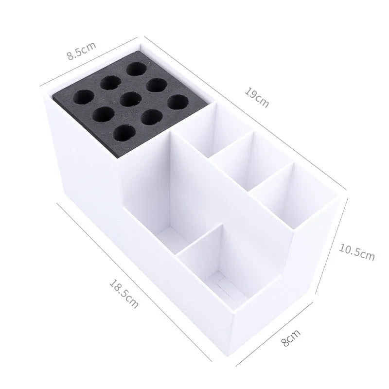 Barbershop Hairdressing Supplies Barber Storage Box Combs Scissors Holder Organizer Hairdresser Barber Rack Salon Accessories