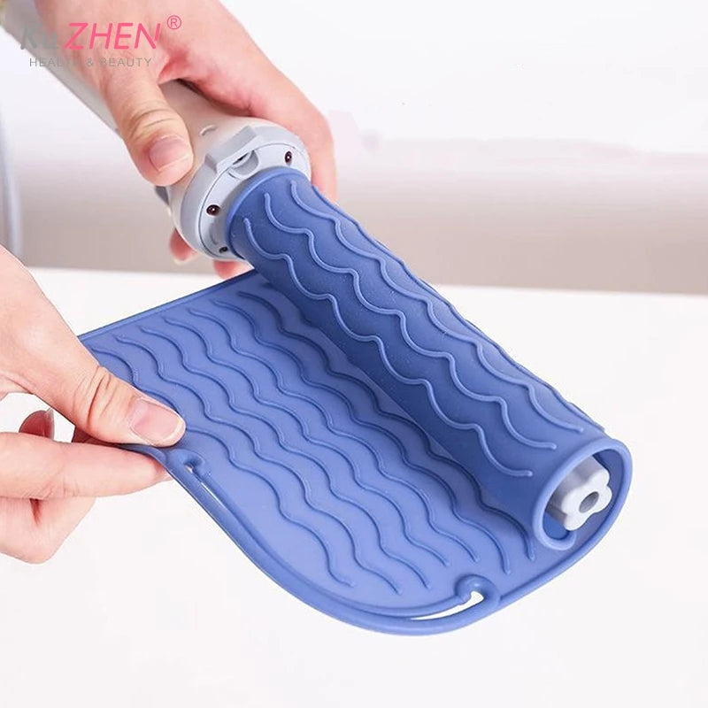 1pcs Insulation Pad Multifunctional Heat Resistant Pad Insulation Mat For Hair Straightener Heat Curling Stick Curler Flat Irons