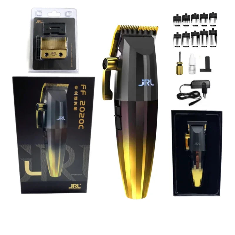 100%original JRL 2020C2020T Hair Clipper Men's Professional Barber Shop Hair Salon Trimmer 7200RPM Barber Set Unique Serial Code