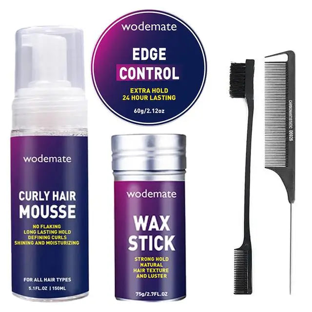 Hair Foam Mousse for Styling Curly Hair Mousse Strong Hold Hair Mousse for Wigs Curl Boost Curly Hair Products Private Label