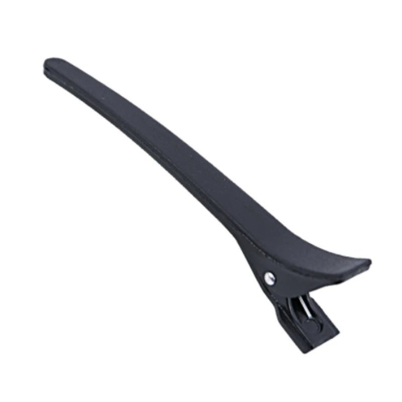 2024 Hot Models Black Duckbill Clip Barber Shop Commonly Used Models Bangs Clip Large Plate Hair Spray Paint Frosted Hair Clip