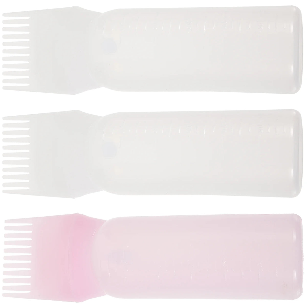 3 Pcs Hair Products Shampoo Bottle Squeeze Bottles Barber Tool for Color Treated Plastic