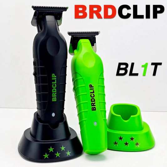 BRDCLIP BL1T Professional Carving Gradient Hair Trimmer Barber Finish Electric Clipper with Charger Stand Hair Cutting Machine
