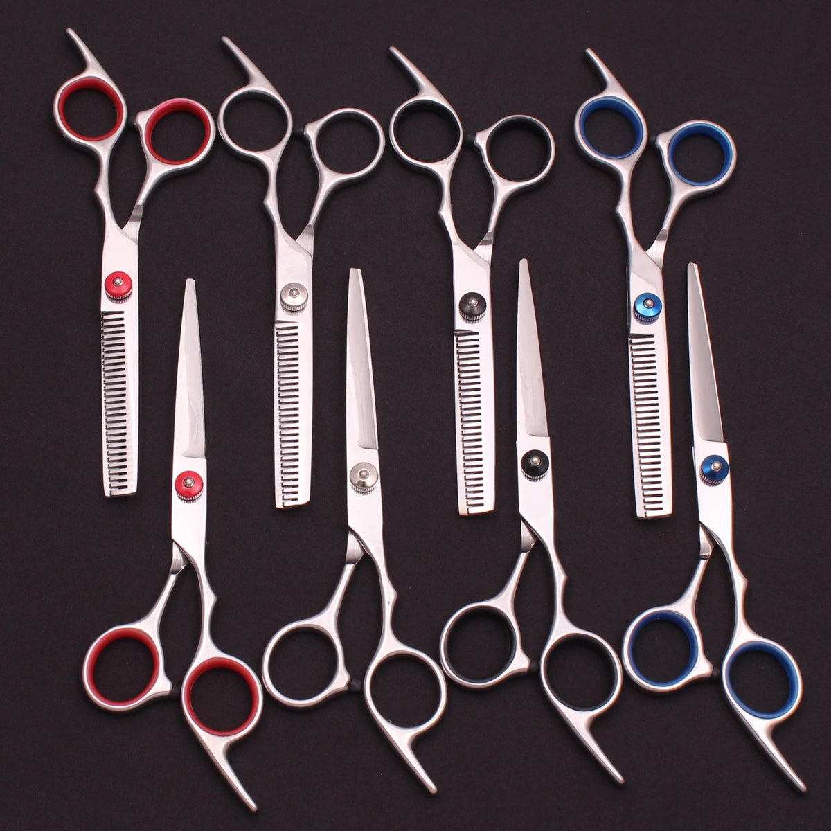 6'' Professional Hair Scissors Thinning Cutting Shears Hairdressing Comb Razor Set Salon Barber & Home Japan Steel