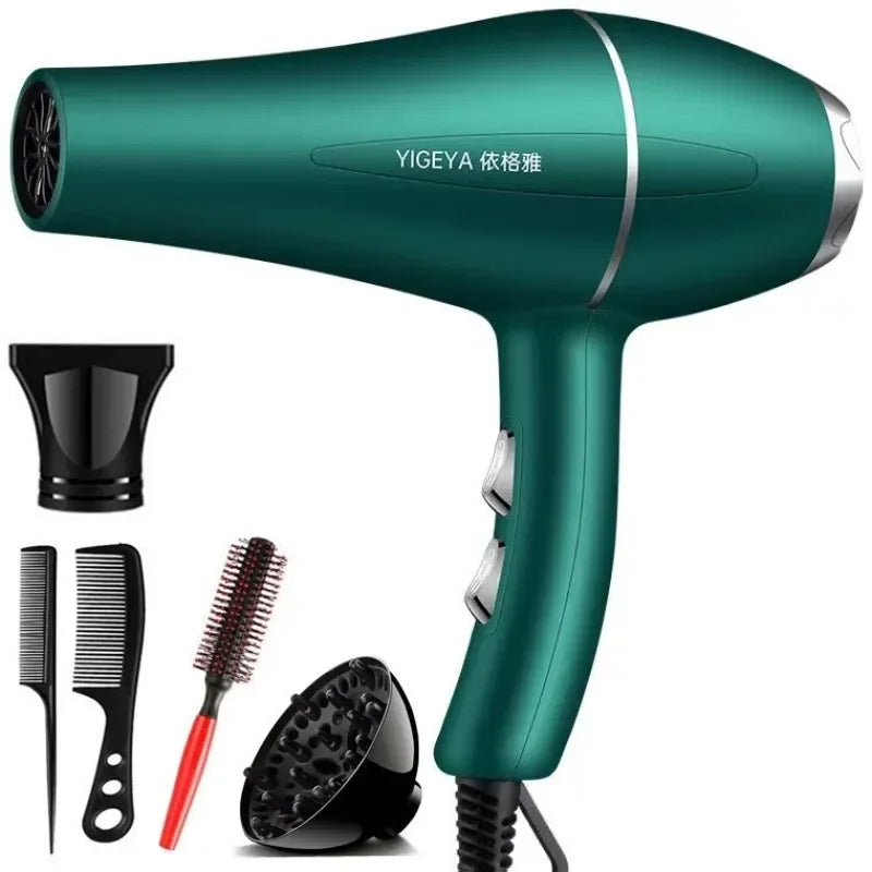 220V Hair Dryer Professional 1200W Gear Strong Power Blow Hair Dryer Brush For Hairdressing Barber Salon Tools Hair Dryer Fan