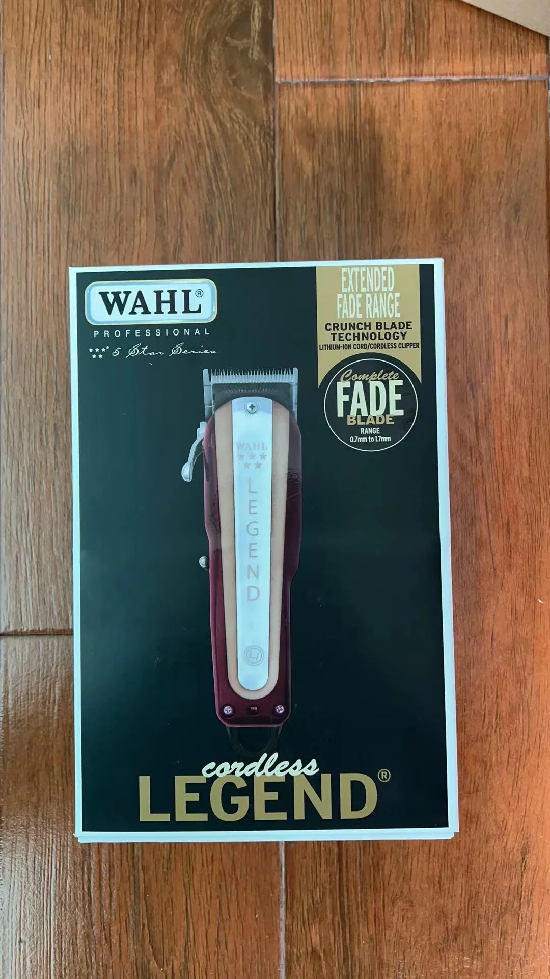 Original  Wahl Hair Clipper for Barbers, 5-Star Series, Cordless Hair Clipper, Magic Clip  & Detaliers & Vanish