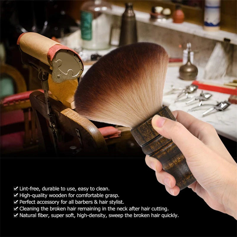 Professional Hairdresser Neck Dust Brush Barbershop Hairdressing Cleaning Brushes Salon Barber Styling Cleaner Tools Accessories