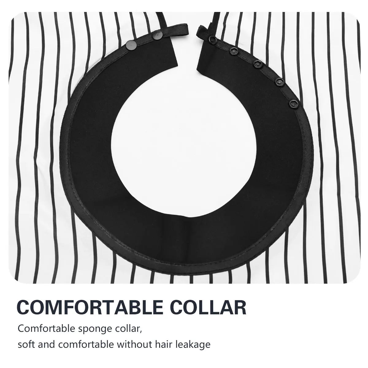 Haircut Sponge Collar Hairdresser Barber Professional Cloth Hairdressing Pattern Apron Cape Antistatic Hair Cutting Gown Salon