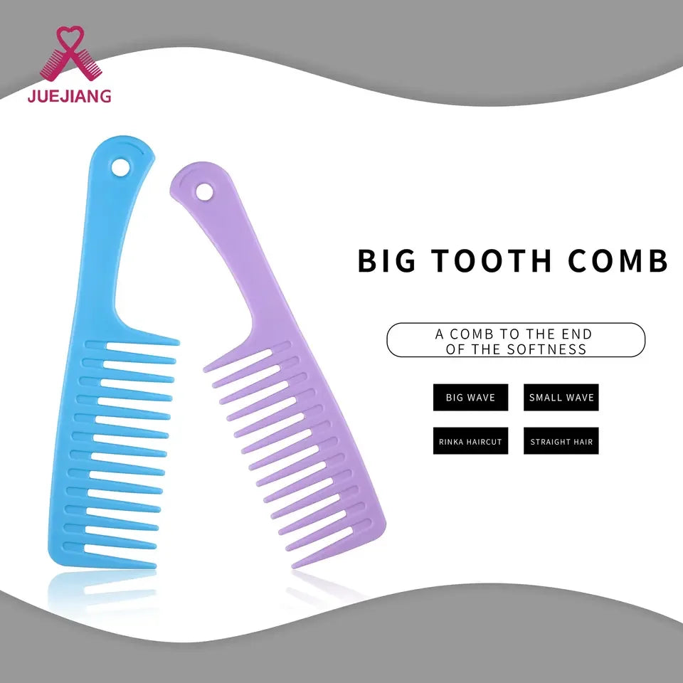 Super Hair Barber Wide Tooth Comb Hairdressing Salon Parting Stylish Hair Detangler Comb Styling Tool