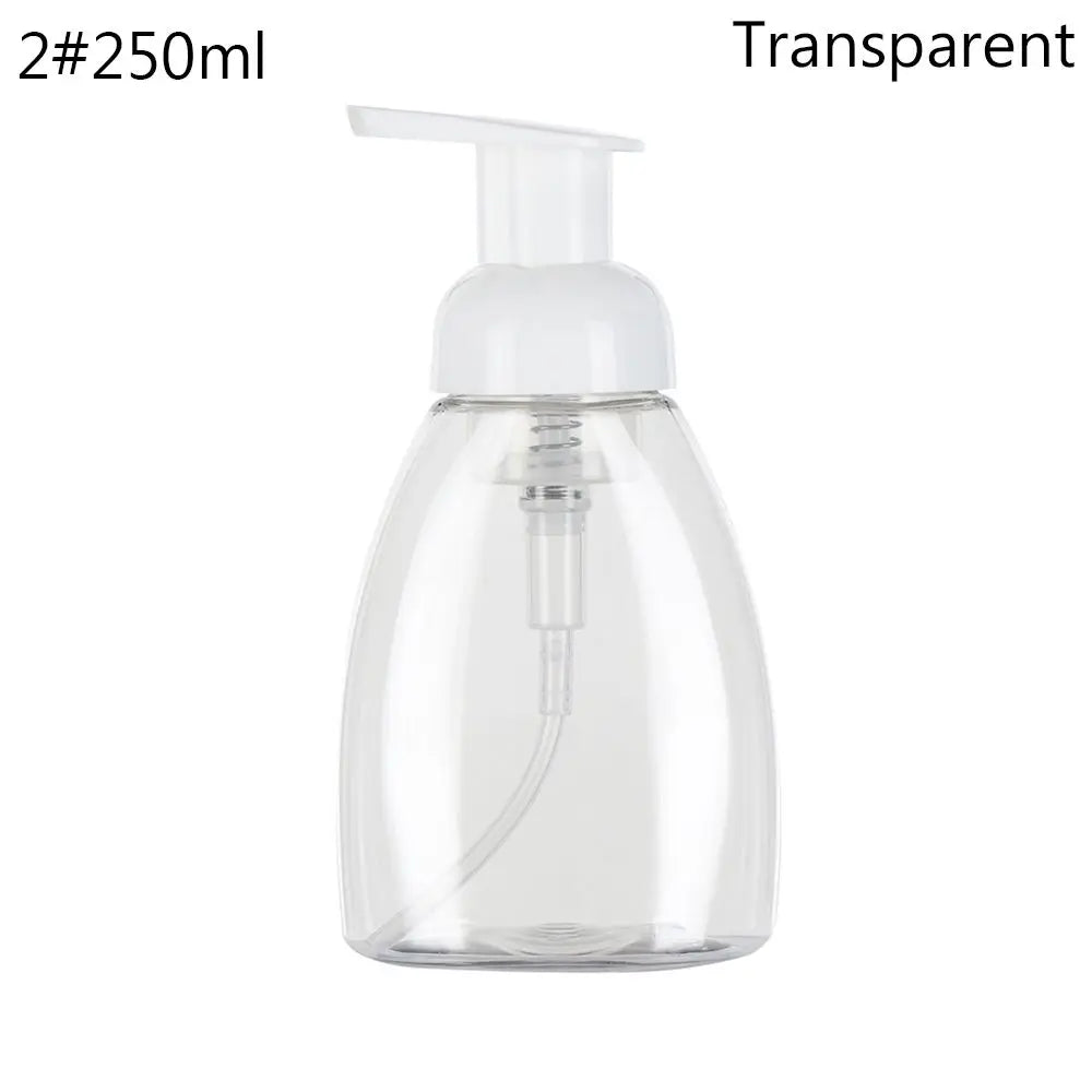 Clear Blue Shampoo Lotion Shower Gel Foam Pump Bottles Foaming Bottle Liquid Soap Whipped Mousse Points Bottling