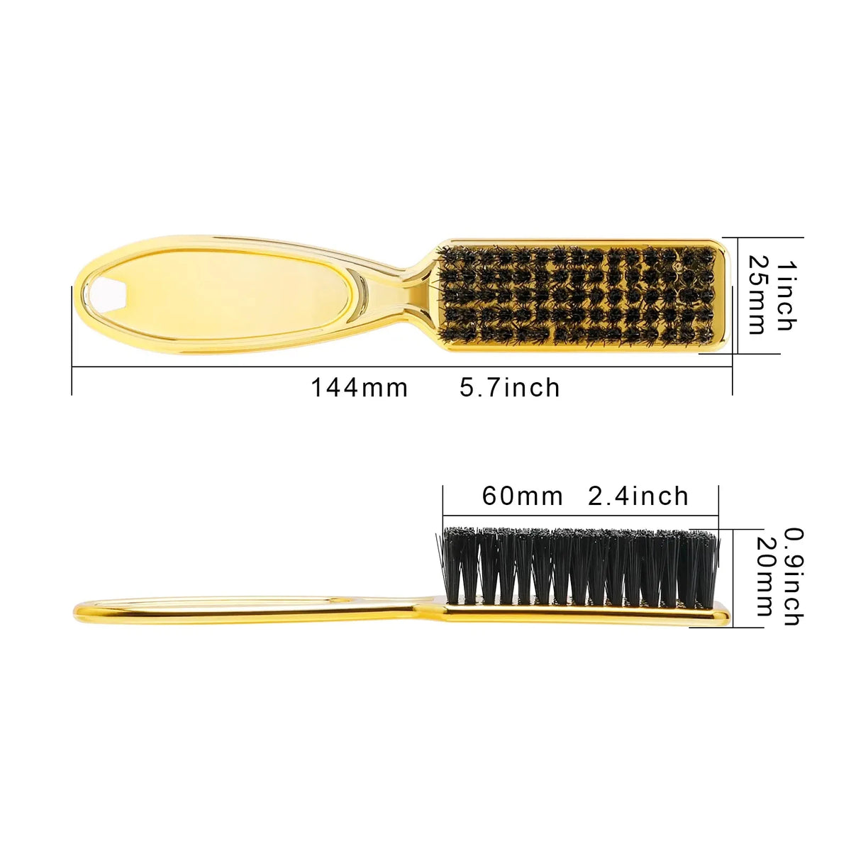 3PCS Hairdressing Soft Hair Cleaning Brush Comb Set Barber Retro Neck Duster Broken Remove Brush For Men Haircutting Comb Tools