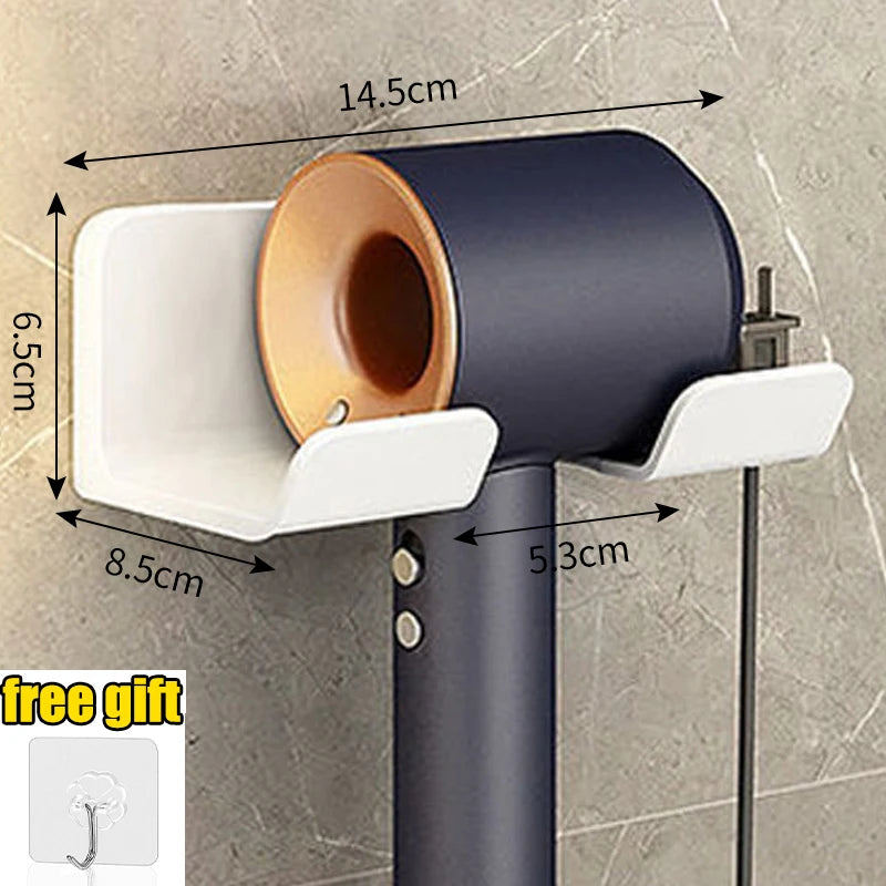 Hair Dryer Cradle Wall Shelves Hair Dryer Holder Hairdryer Organizer Box Blower Holder Shelf