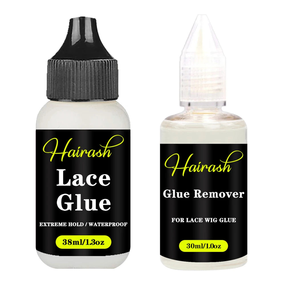 Front Lace Wig Glue Waterproof Adhesives  Remover Hair Wax Stick Lace Tint Mousse Wig Installation Kit