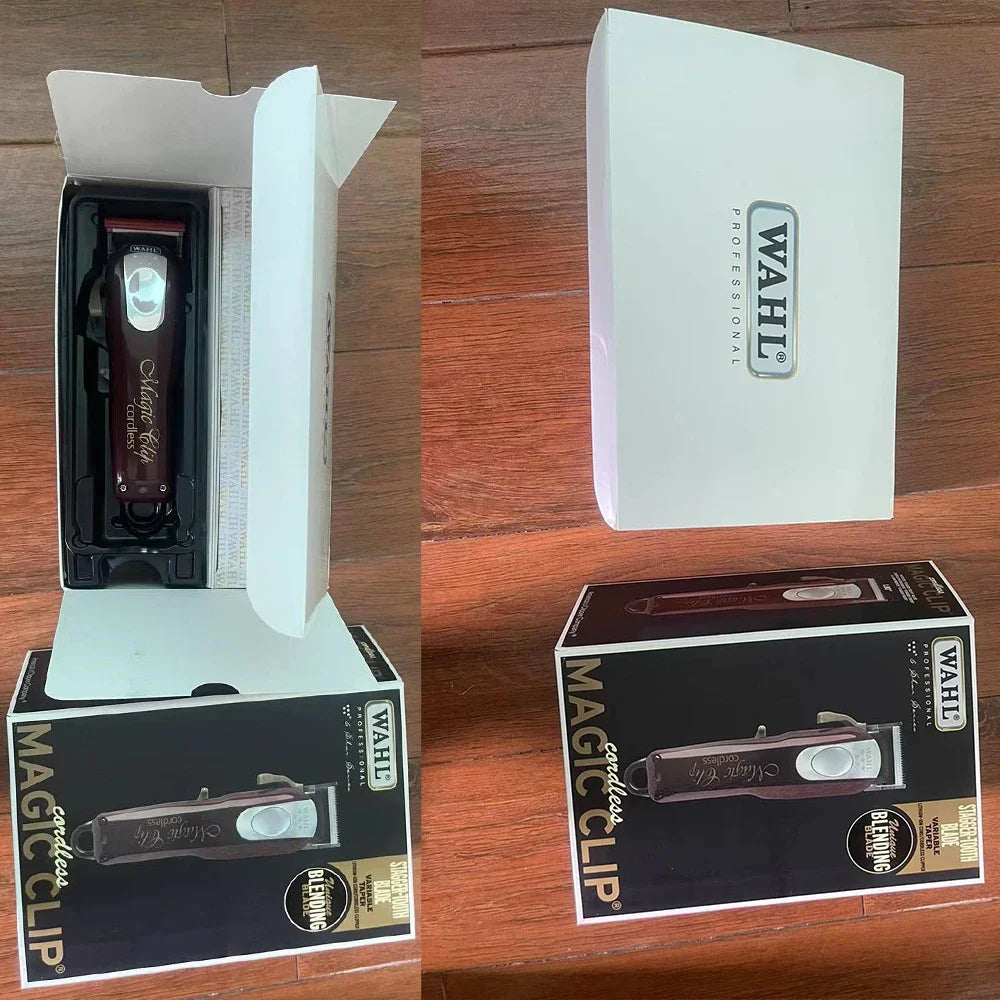 Original  Wahl Hair Clipper for Barbers, 5-Star Series, Cordless Hair Clipper, Magic Clip  & Detaliers & Vanish