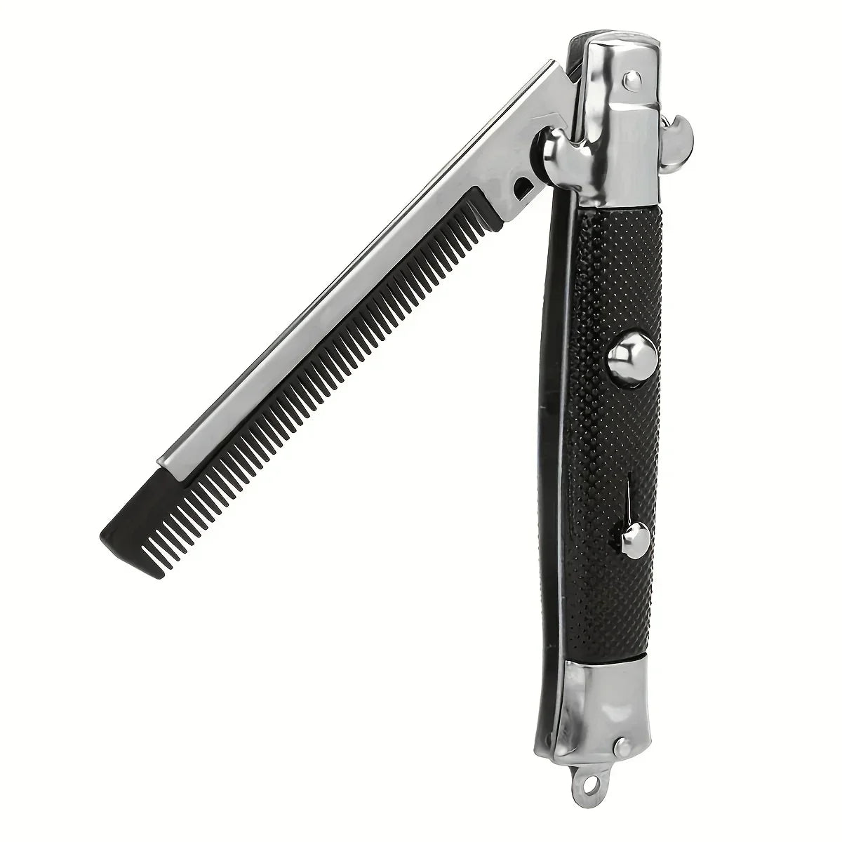 Folding Steel Combs For Men Oil Head Portable Beard Combs For Men Comb Product Hair Dropshipping Hair Combs Foldable Stylin