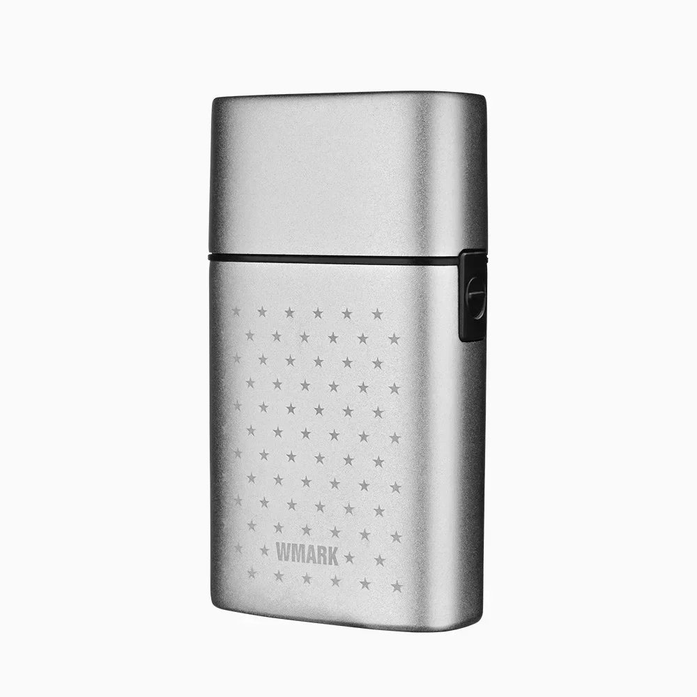 WMARK NG-998 Barber Shaver Shaper Electric Shaver Beard USB Electric Razor For Oil Head Shaving Machine Push White, 8100RPM