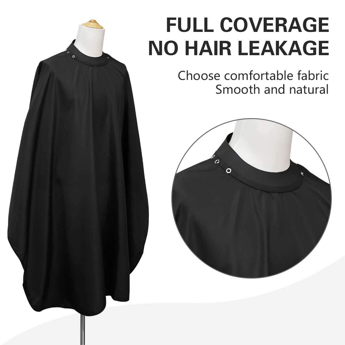 Barbershop Hair Cutting Cloth Pro Salon Hairdressing Cape Gown Barber Silicone Neck Hairdresser Apron Haircut Capes Wholesale
