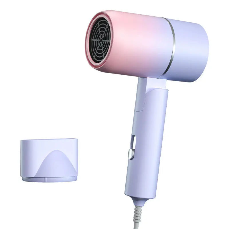 MIni Folding Hairdryer 750W with Carrying Bag Hot Air Anion Hair Care Travel Hair Dryer Dormitory Blow Drier 220V-240V