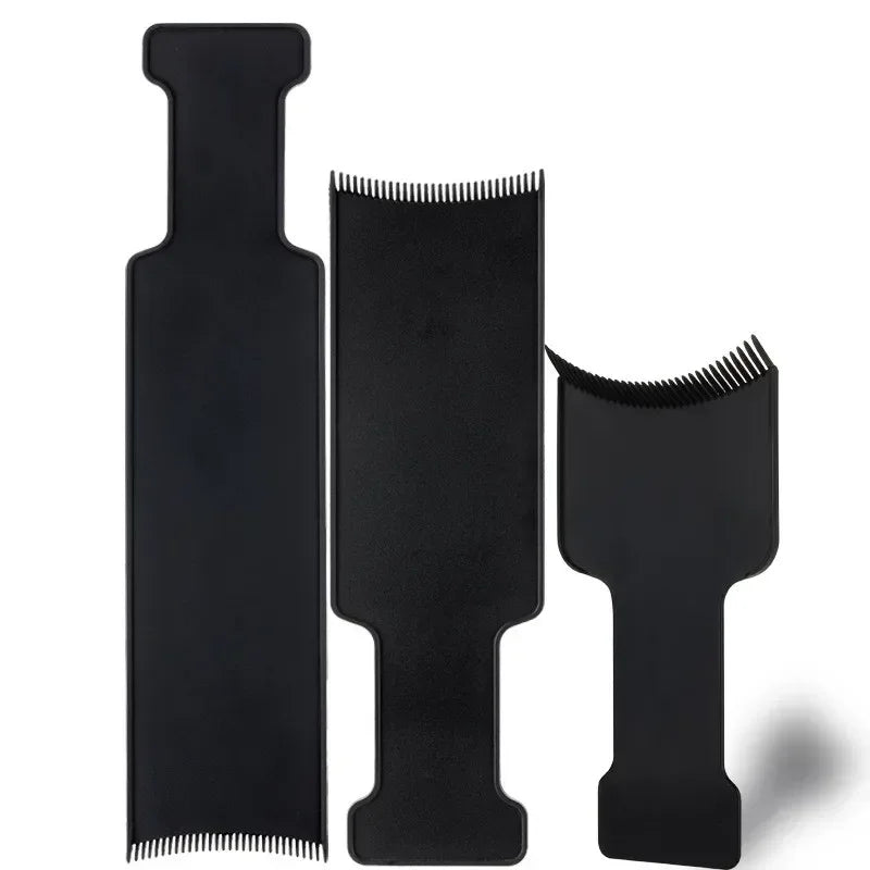 3pcs Professional Hair Coloring Board Hairdressing Hair Applicator Brush Salon Hair Coloring Dyeing Board Hair Styling Tool