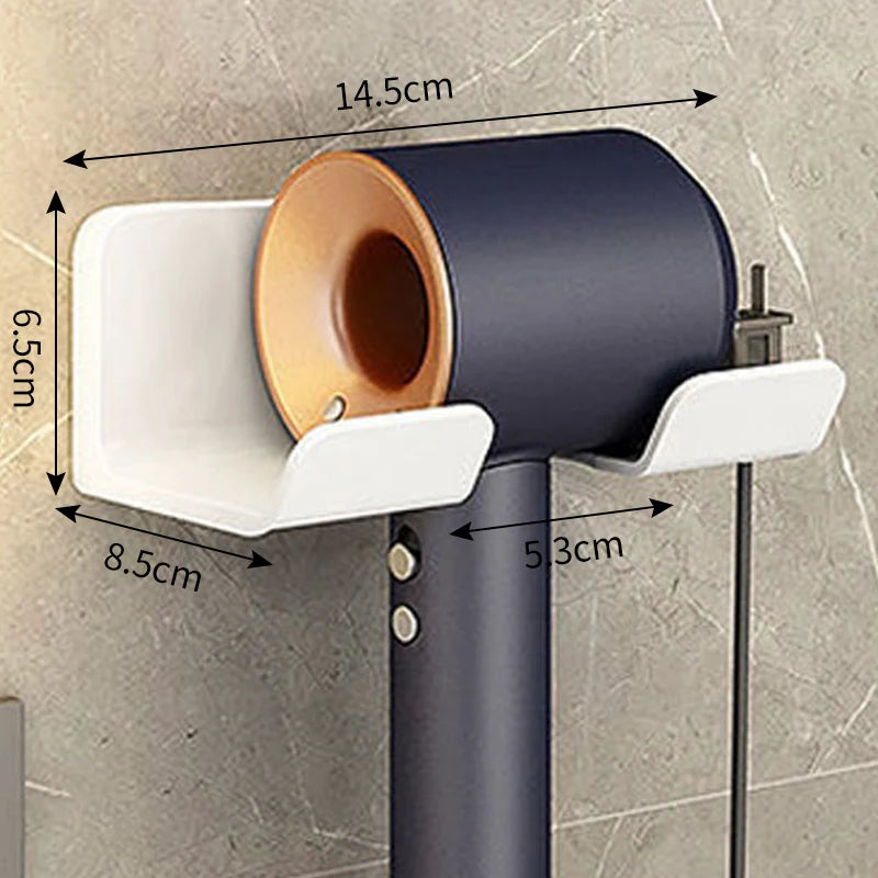 Hair Dryer Cradle Wall Shelves Hair Dryer Holder Hairdryer Organizer Box Blower Holder Shelf