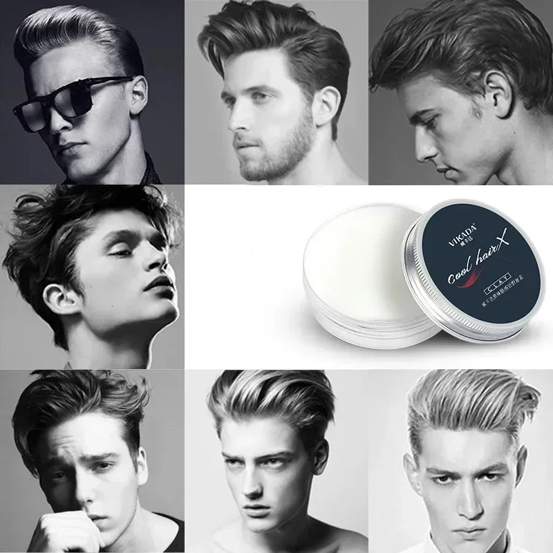 Hair Clay Strong Hold Matte Hair Styling Wax Men Hair Styling Mud Non Greasy Styling Daily Clay High Strong Creme Para Cabelos