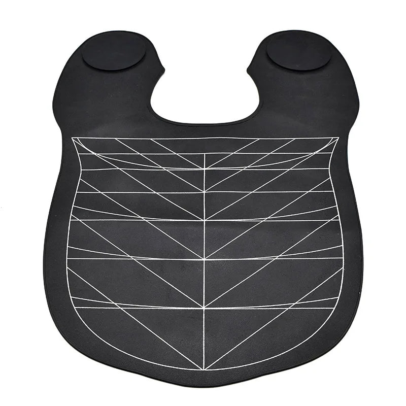 Waterproof Stylist Cutting Cape Silicone Hair Dyeing Shawl Neck Collar Wrap Cover Barber Hairdressing Hair Coloring Accessories