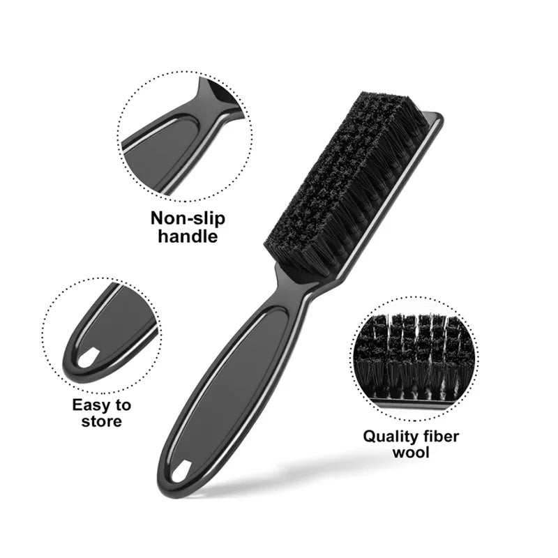 Barber Soft Hair Cleaning Brush Professional Handle Hairdressing Neck Duster Broken Hair Remove Comb Hairstyling Tools Comb