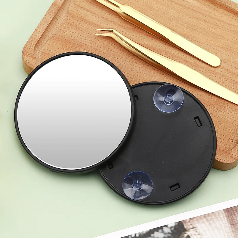 5X/10X/15X Magnifying Mirror with Suction Cup Round Cosmetics Makeup Mirror Shaving Bedroom Compact Magnification Vanity Mirrors