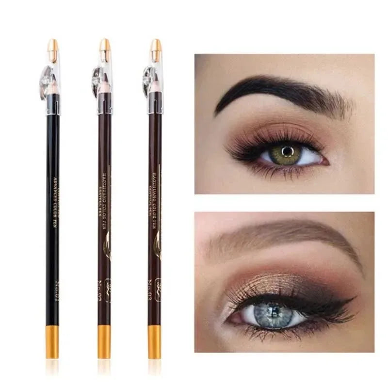 Pencil For Men's Beard Edge Hairdressing Trace Barber Barbershop Accessories Sharpener Hair Line Pen Makeup Eyebrow Pencil