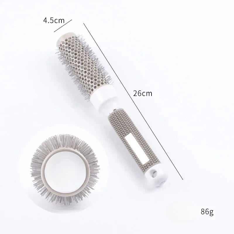 Women's Round Curly Hair Comb Salon Hair Styling Hairbrush Wet Dry Dual Use Hairdressing Combs Professional Rollers Tools