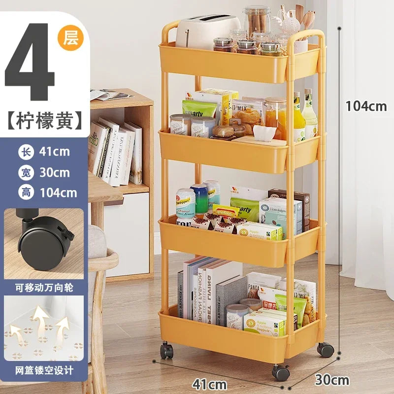 Beauty Salon Rolling Trolley Cart Cosmetic Storage Cart Makeup and Lash Organizing Furniture for Salon Use