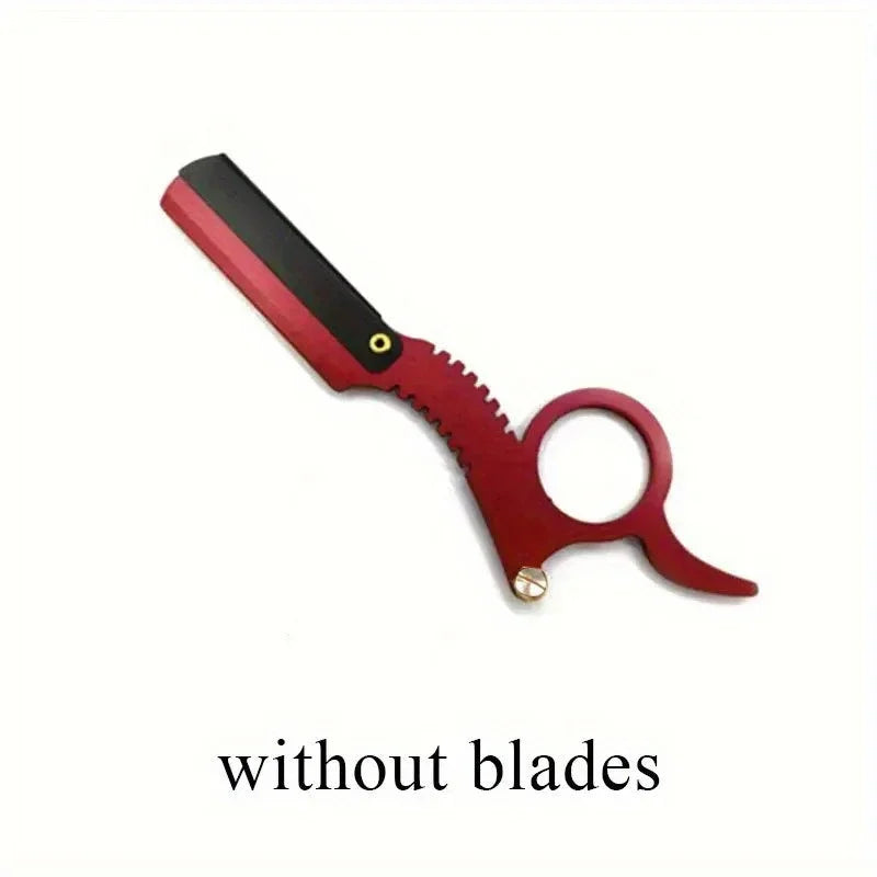 Barber Shaver Beauty Shaver Old Hair Retro Shaving scraper Blade holder blade ring manual razors for shaving men