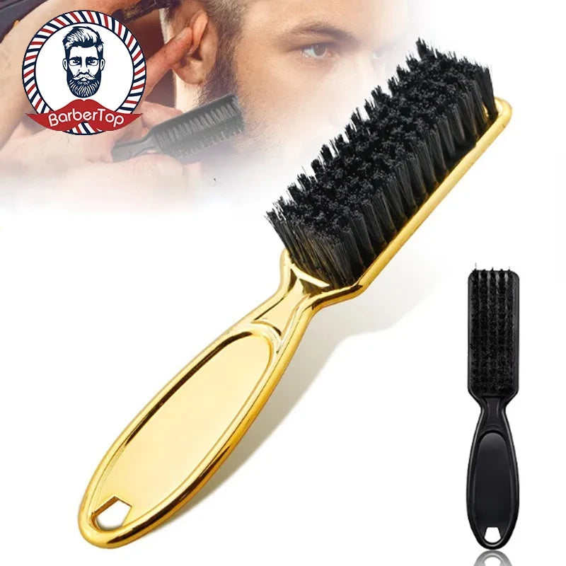 Barber Soft Hair Cleaning Brush Professional Handle Hairdressing Neck Duster Broken Hair Remove Comb Hairstyling Tools Comb