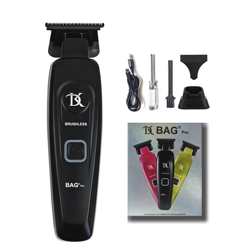 BRDCLIP Professional Barber Hair Cutting Machine Kit Base Charger 7500RPM Hair Clipper DLC Blade Salon Hair Trimmer for Men