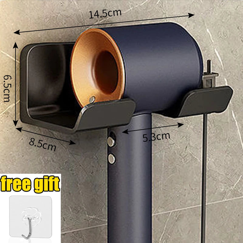 Hair Dryer Cradle Wall Shelves Hair Dryer Holder Hairdryer Organizer Box Blower Holder Shelf