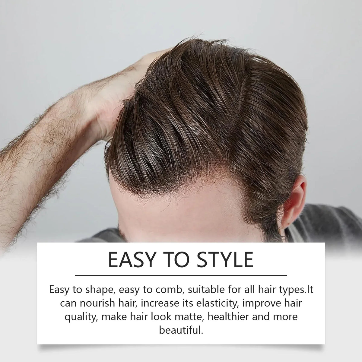 EAST MOON Styling Matte Hair Wax Leave-in Hairs Refreshing Hair Wax Gentle Without Damaging Hairs 85g Hair Gel for Men