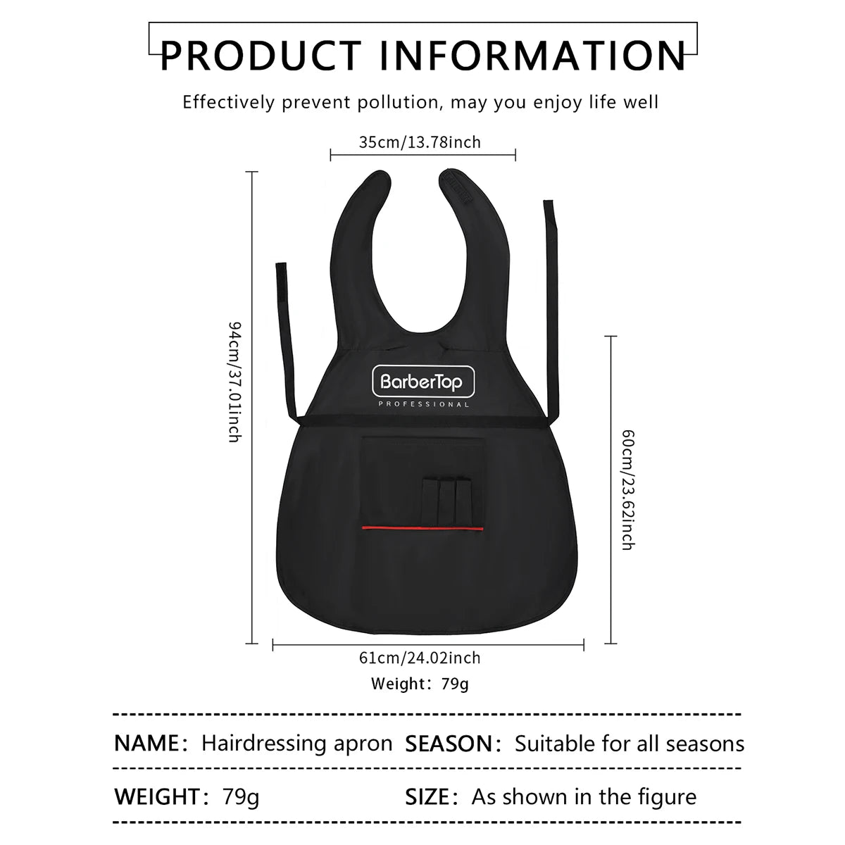 Salon Apron Hair Stylist Hairdressing Cape Barber Shop Waterproof Hair Cutting Cloth Hairdresser Hair Dyeing Cape
