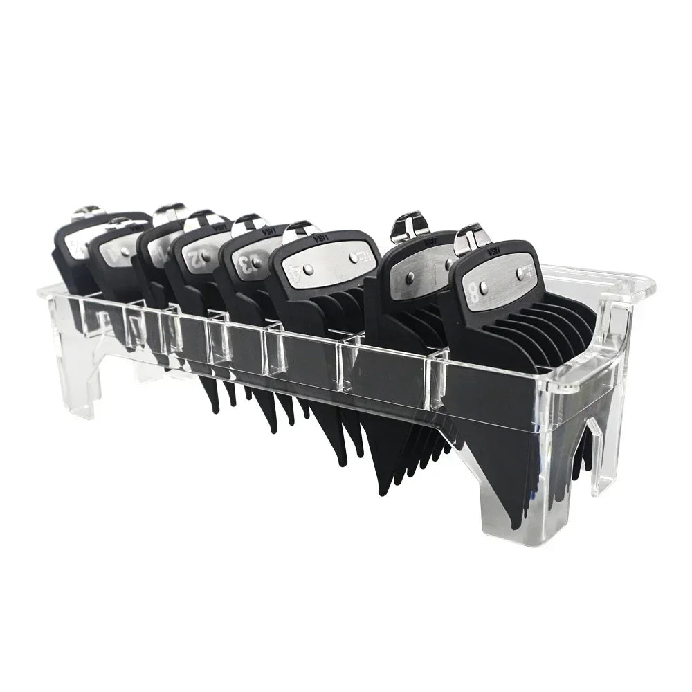 8/10PC Professional Universal Hair Clipper Limit Guide Comb For Wahl Trimmer Cutting Guide Comb Haircut Tools Barber Accessories