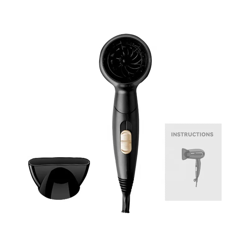 Kemei Professional Hair Dryer Portable Foldable Handle Compact 1800W Blow Dryer Hot Wind Low Noise Home Appliance Styling Tools