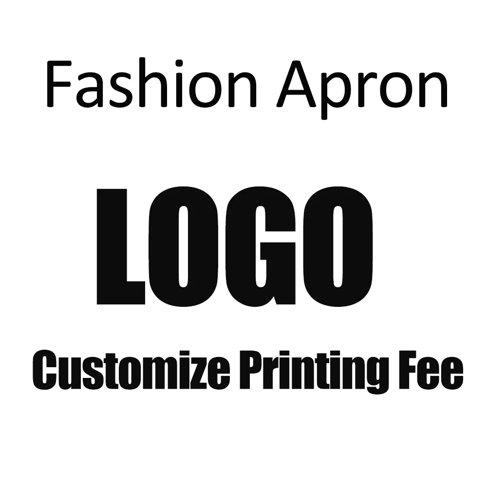 Apron Custom Logo Fee For Print Logo Apron Hairdresser Barber