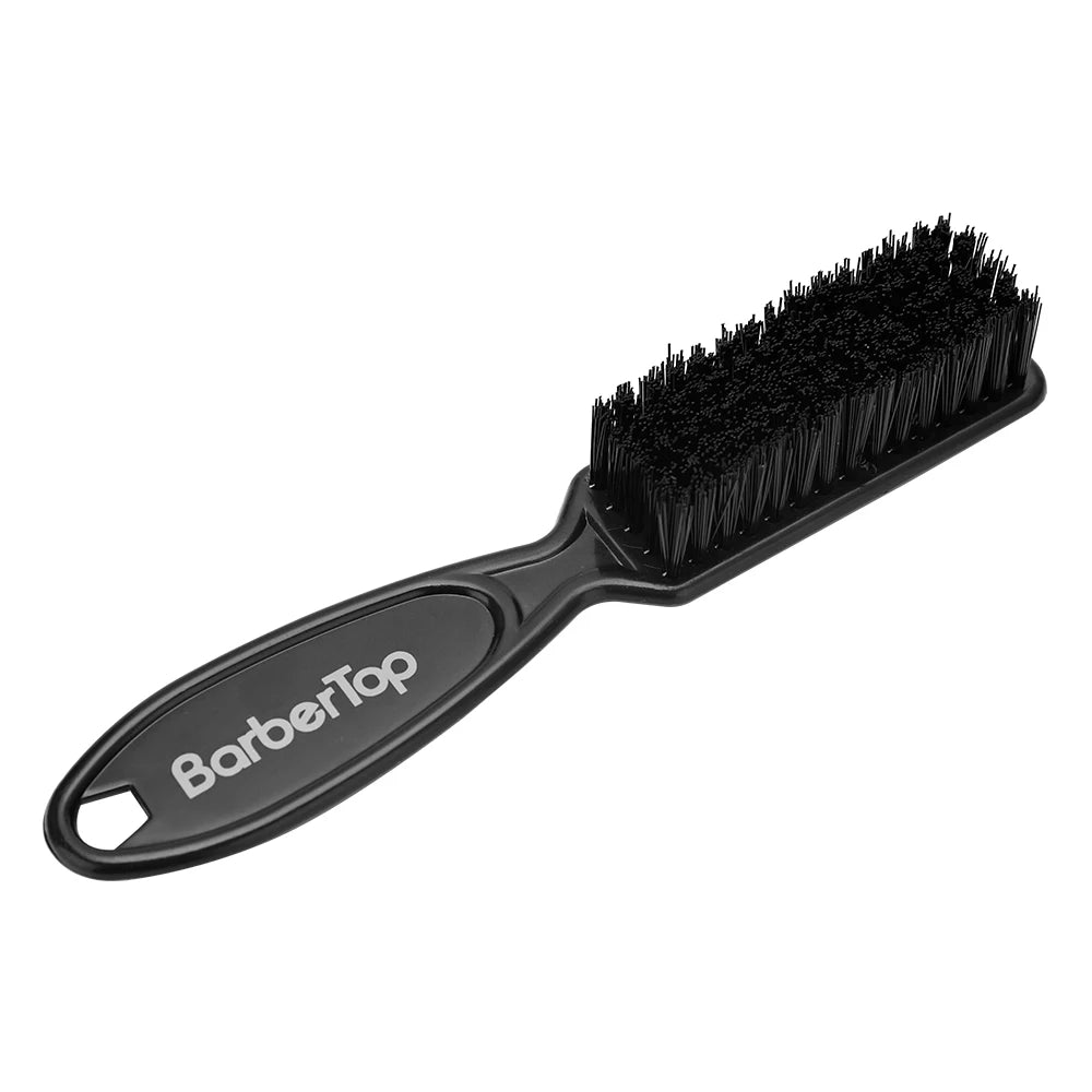Barbertop Electroplate Clean Shaver Brush Professional Barber Hairdressing Hairbrush Barbershop Styling Tools Cleaning Supplies