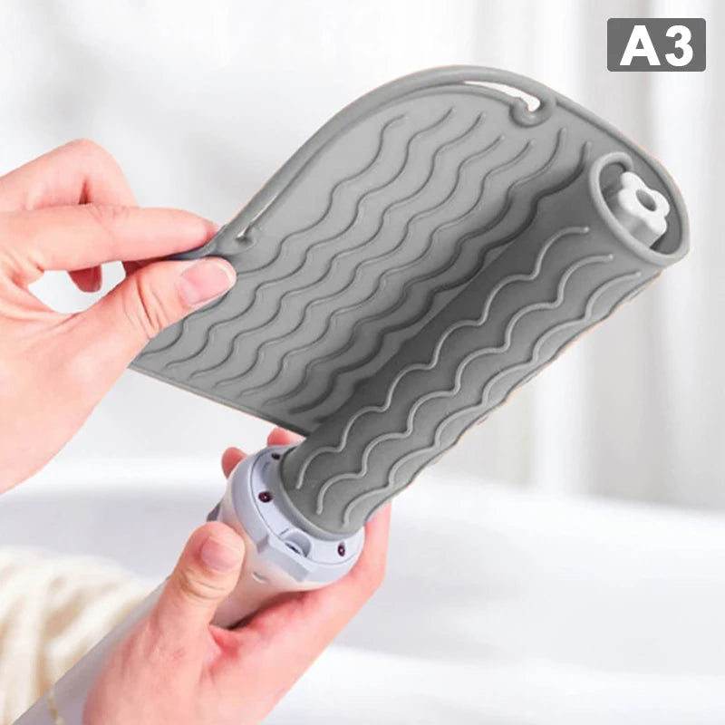 1pcs Insulation Pad Multifunctional Heat Resistant Pad Insulation Mat For Hair Straightener Heat Curling Stick Curler Flat Irons
