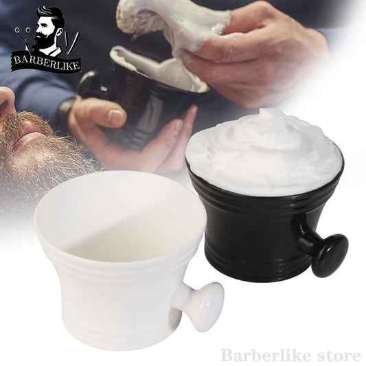 Barber Cleaning Soup Cup for Razor Man's Plastic Shaving Bowl Beard Soap Bowl Durable Shaving Mug