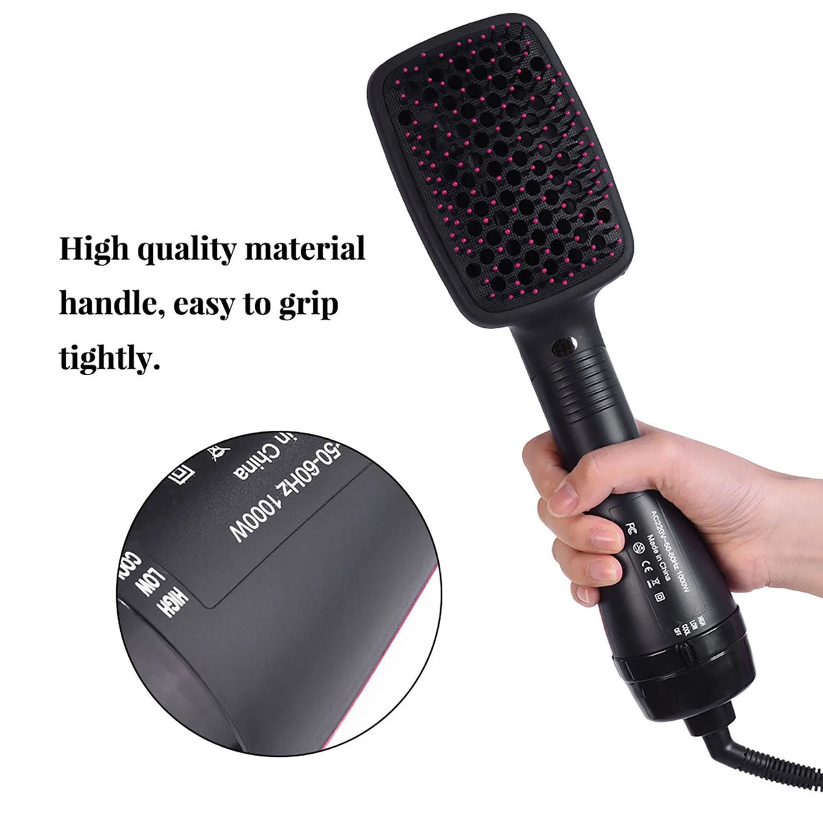 2 in 1 Multifunctional Anion Hair Dryer Brush Comb Styler Hairdressing Tool Hair Beauty Tool Hair Brush Dryer Hair Blow Dryer