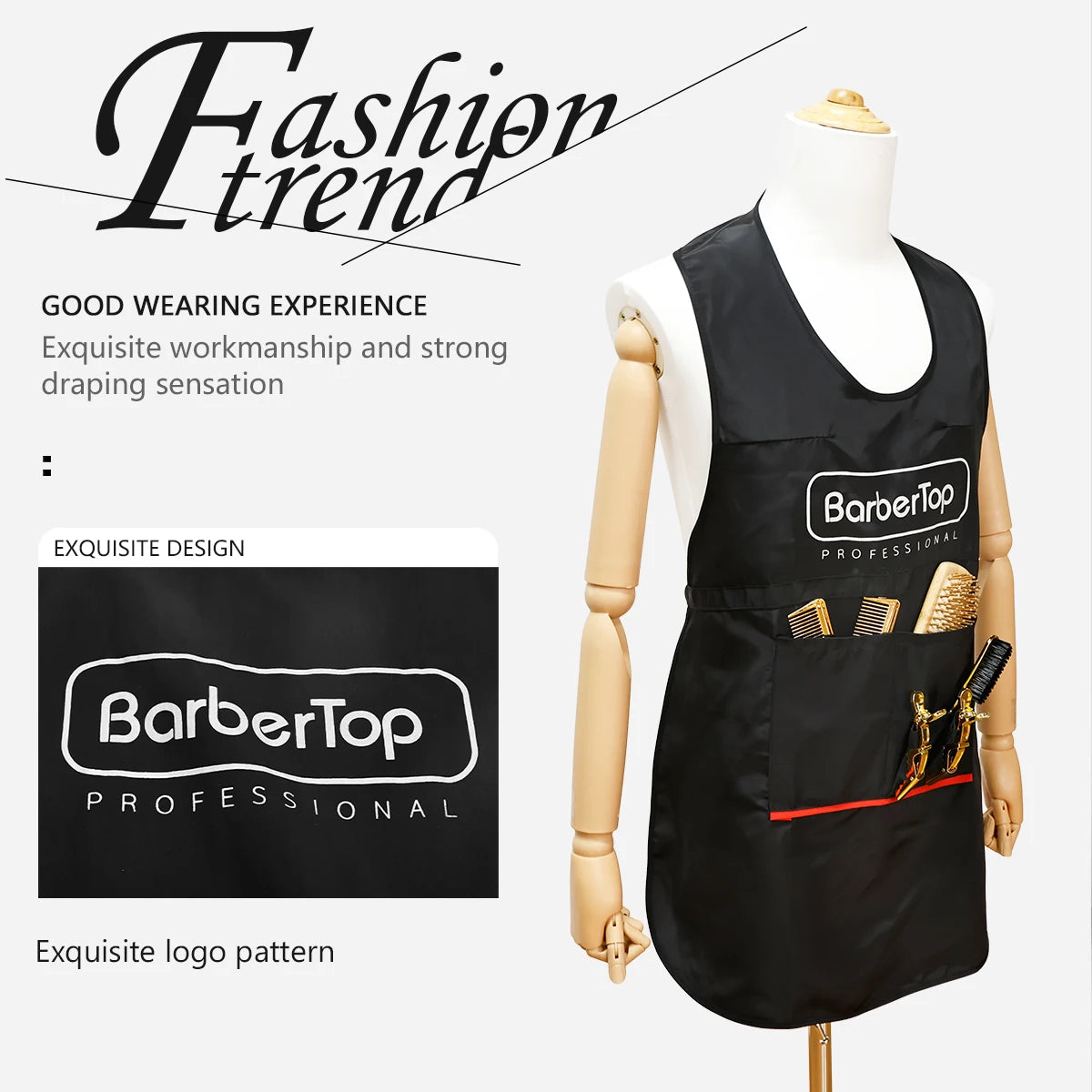 Salon Apron Hair Stylist Hairdressing Cape Barber Shop Waterproof Hair Cutting Cloth Hairdresser Hair Dyeing Cape