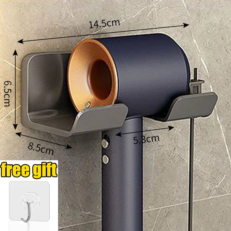 Hair Dryer Cradle Wall Shelves Hair Dryer Holder Hairdryer Organizer Box Blower Holder Shelf